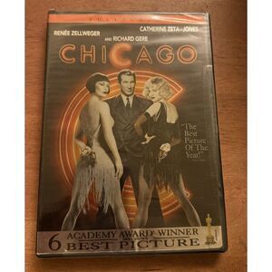 Chicago (DVD, 2002) Fullscreen Version Richard Gere,Zellweger,Jones New & Sealed